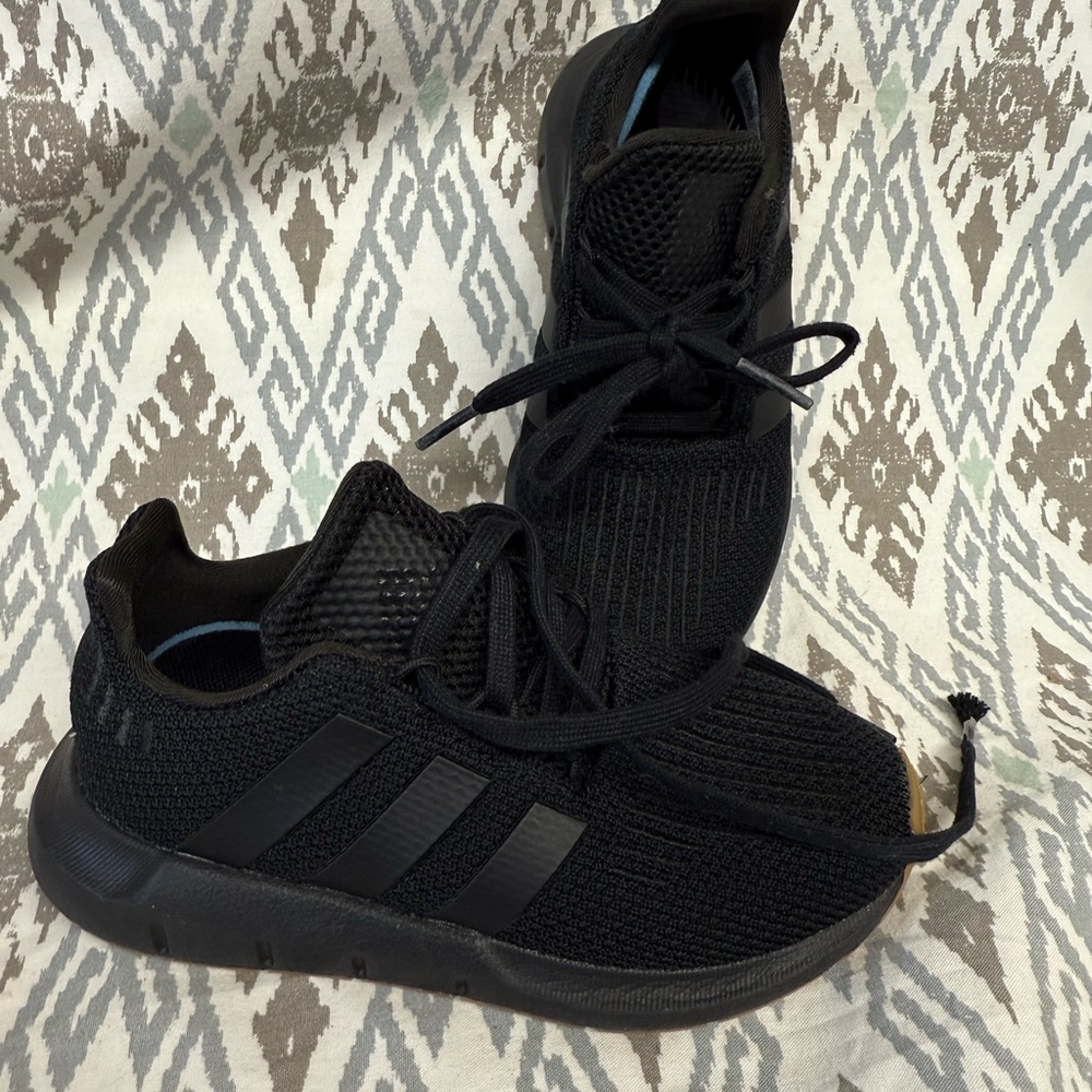 Adidas Black Knit Sneakers